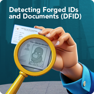 Image for detecting forged IDs